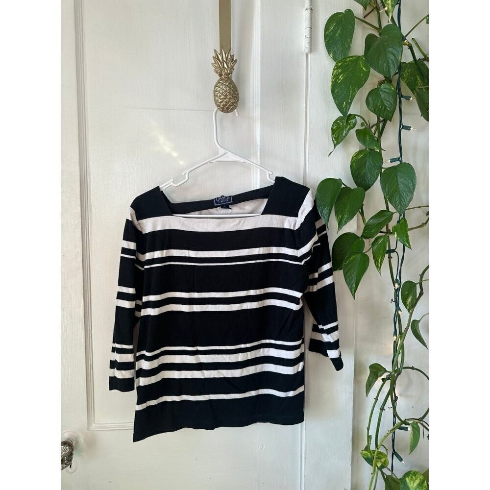 Chaps Classic Women’s size x-large striped blouse
